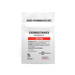 Exemestanex (Aromasin) - 20mg/tab - 50 tab/bag