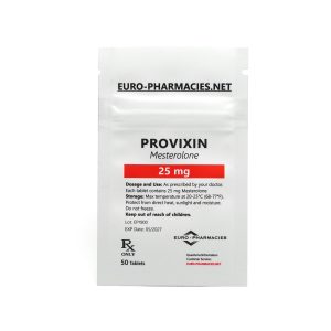 Provixin (Proviron) - 25mg/tab, 50 pills/bag