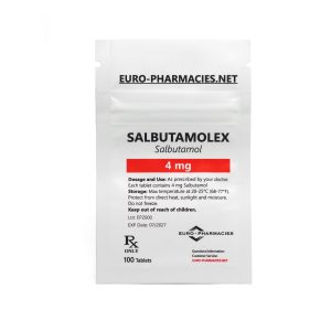 Salbutamolex (Salbutamol) - 4mg/tab -100 tab/bag